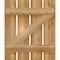 Ekena Millwork Spaced Board-n-Batten Shutters w/Z-Bar, Rough Sawn Western Red Cedar, 23W x 27H, PR RBS06Z23X027RWR - alternate 4